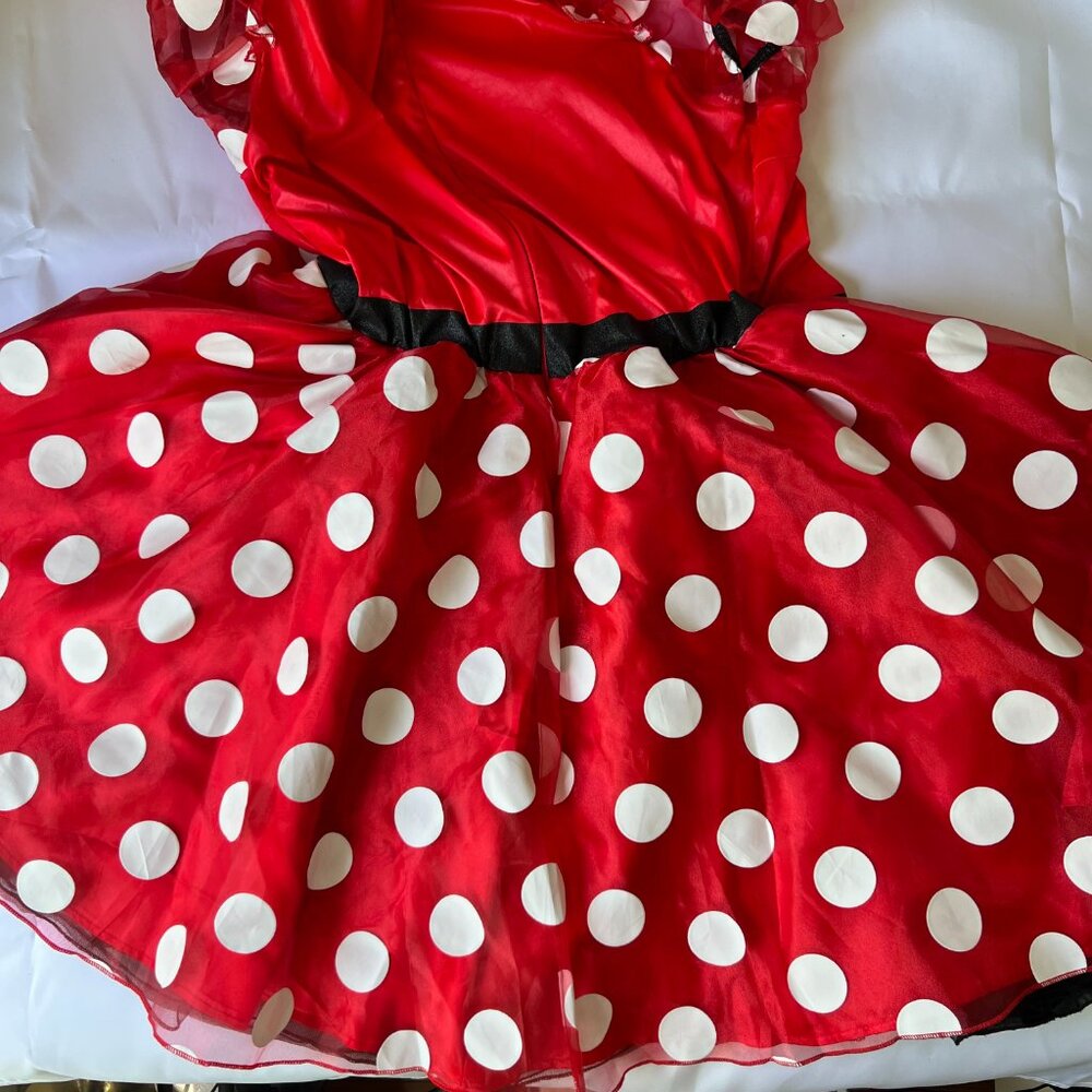 Disney Minnie Mouse Dress & Ears Adult 2XL (18β20) | Cosplay Halloween Costume - Picture 8 of 16
